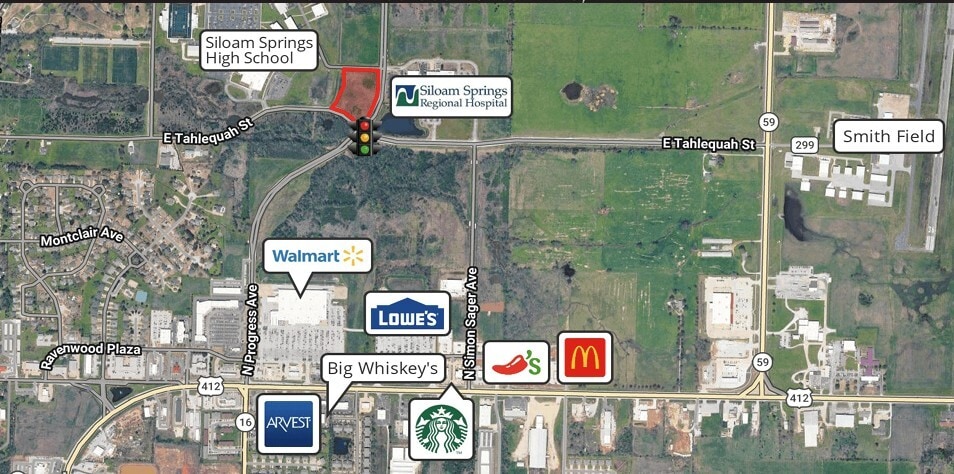 4.14 Acres N Progress Avenue, Siloam Springs, AR for sale Primary Photo- Image 1 of 3