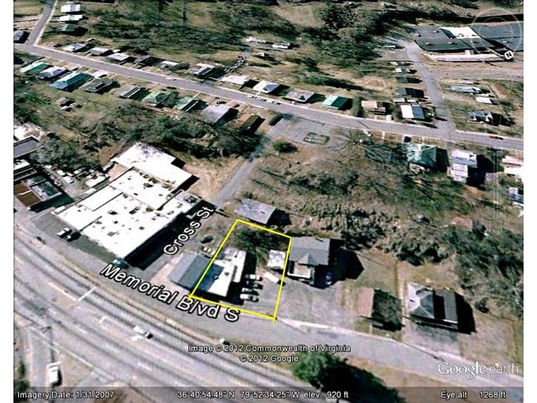 616 S Memorial Blvd, Martinsville, VA à vendre - Aérien - Image 2 de 5