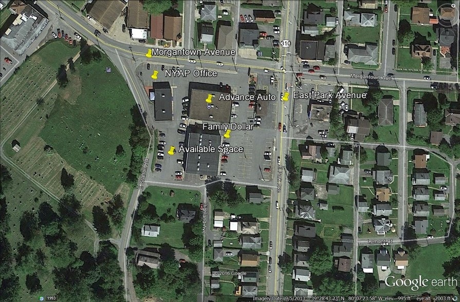 14 E Grafton Rd, Fairmont, WV for lease - Aerial - Image 3 of 3