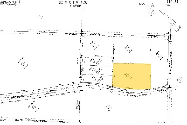 26230 Jefferson Ave, Murrieta, CA for sale - Plat Map - Image 3 of 3