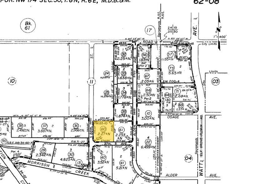 5849 88th St, Sacramento, CA à vendre - Plan cadastral - Image 3 de 3