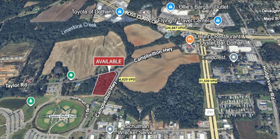 000 Campbellton Hwy, Dothan, AL for sale - Aerial - Image 2 of 3