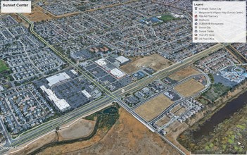 100-108 Sunset Ave, Suisun City, CA - aerial  map view