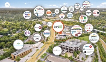 13239 Manchester Rd, Des Peres, MO - AÉRIEN  Vue de la carte