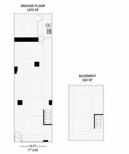 941 1st Ave, New York, NY à louer Plan d’étage- Image 2 de 2