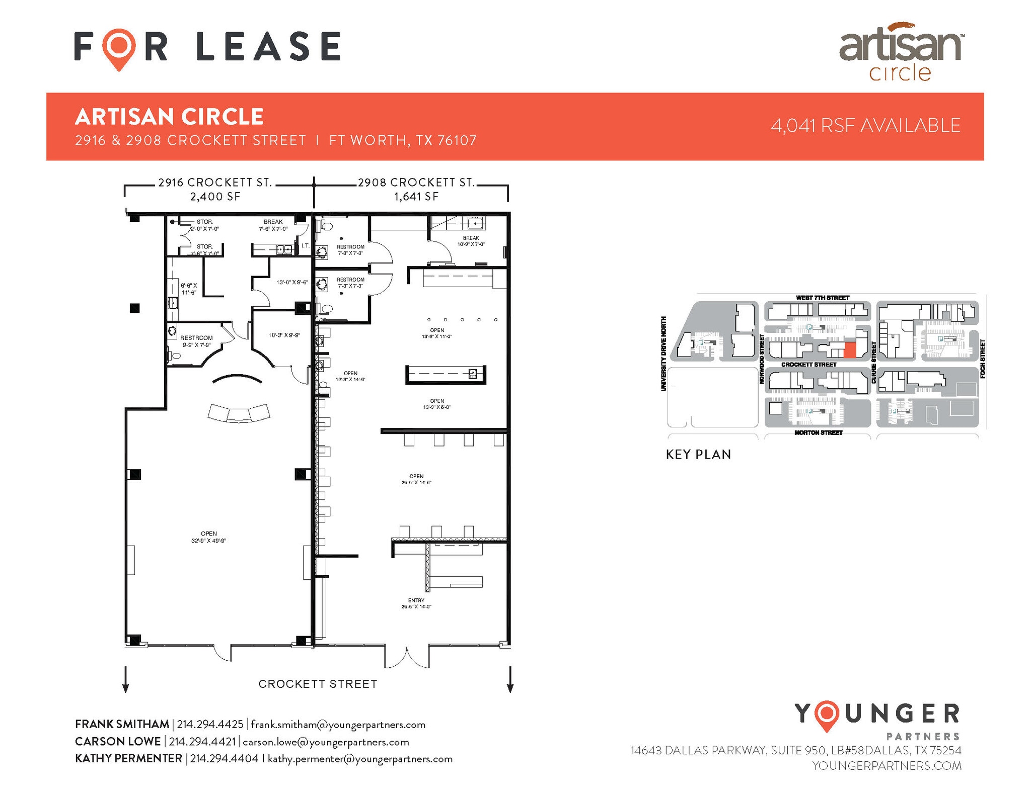 2973 W 7th St, Fort Worth, TX for lease Floor Plan- Image 1 of 1