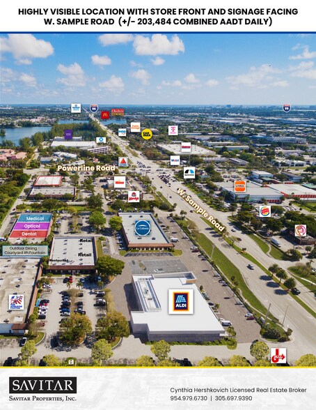 2301 W Sample Rd, Pompano Beach, FL à louer - Aérien - Image 2 de 8