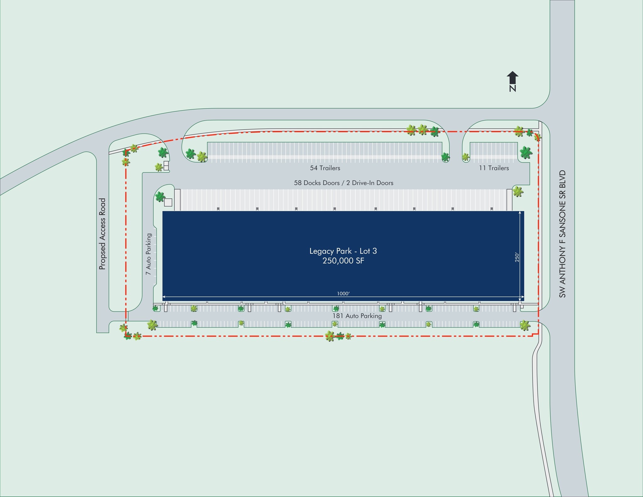 SW Becker Rd, Port Saint Lucie, FL for lease Site Plan- Image 1 of 3