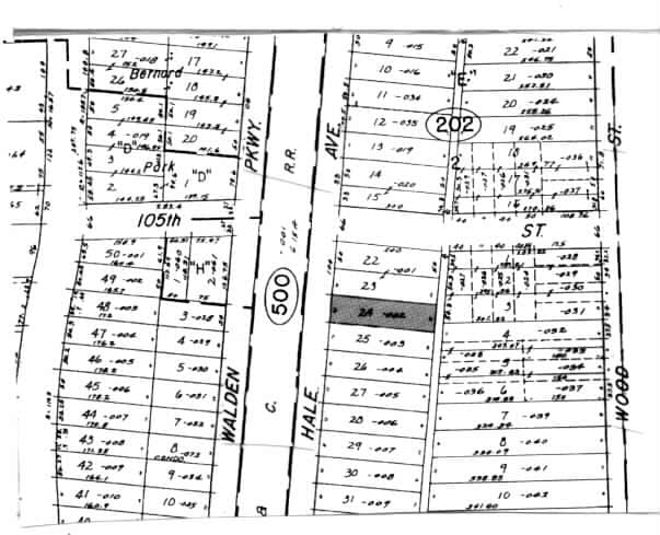 10511 S Hale Ave, Chicago, IL à vendre - Plan cadastral - Image 2 de 2
