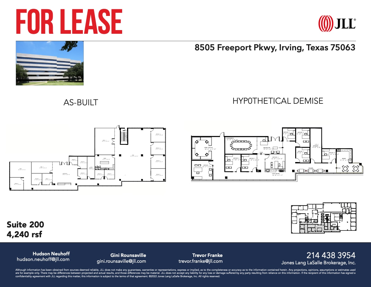 8505 Freeport Pky, Irving, TX for lease Floor Plan- Image 1 of 1