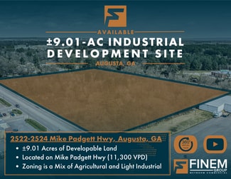 More details for 2522 Mike Padgett Hwy, Augusta, GA - Land for Sale