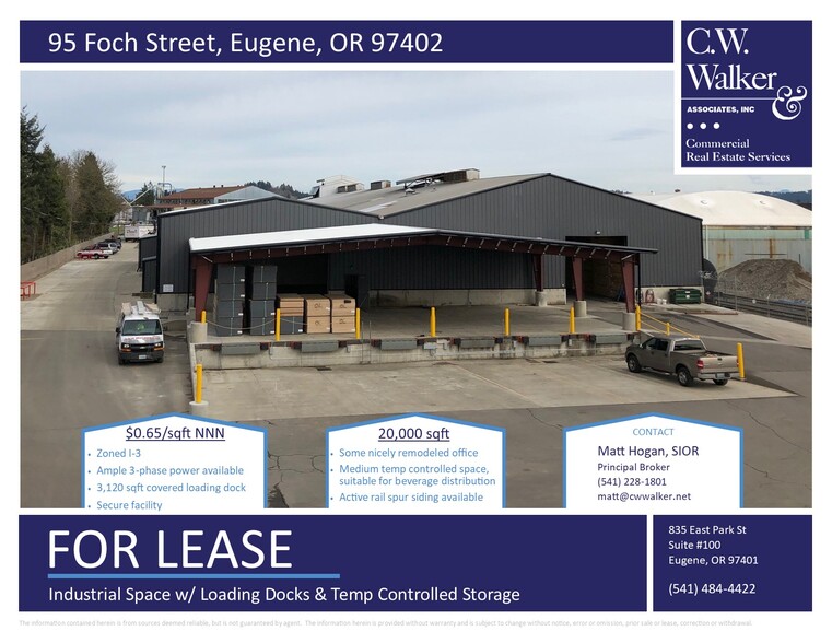 95 Foch St, Eugene, OR for lease - Building Photo - Image 1 of 3