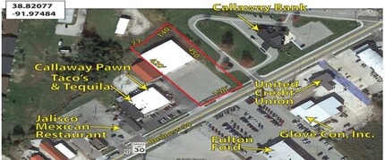 1191 S Business 54, Fulton, MO - Aerial  map view