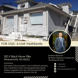 More details for 210 E Black Horse Pike, Pleasantville, NJ - Multifamily for Sale