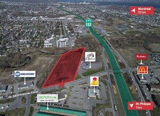 Plus de détails pour 163 Ch Saint-François-Xavier, Delson, QC - Terrain à vendre