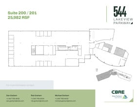 544 Lakeview Pky, Vernon Hills, IL for lease Floor Plan- Image 2 of 2