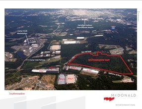 Southmeadow East Pky, Atlanta, GA - AERIAL map view