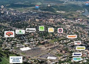 Mohawk St & Eagle St, Utica, NY - Aérien Vue de la carte