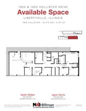 1900 Hollister Dr, Libertyville, IL à louer Plan d’étage- Image 1 de 4
