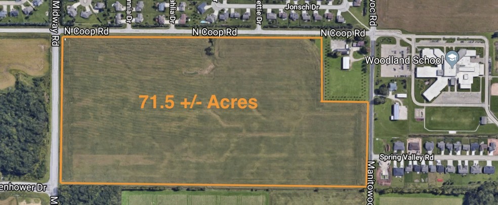 Coop Rd & Manitowoc Rd, Appleton, WI for sale - Aerial - Image 1 of 1