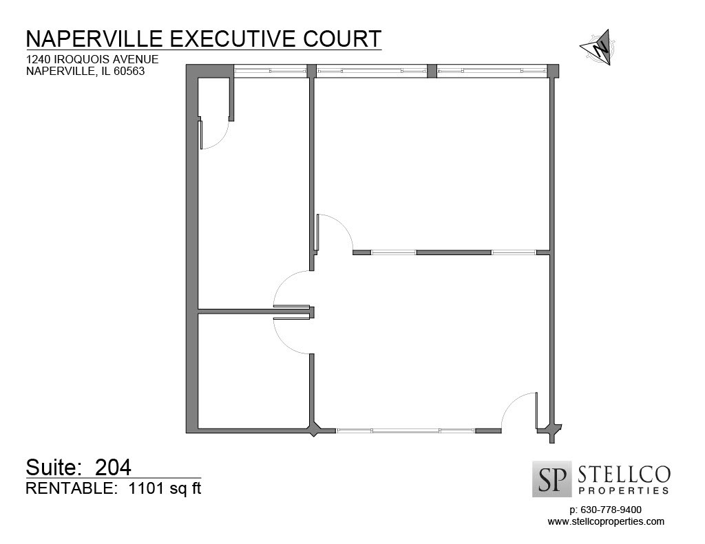 1220-1280 Iroquois Ave, Naperville, IL à louer Plan d’étage- Image 1 de 1