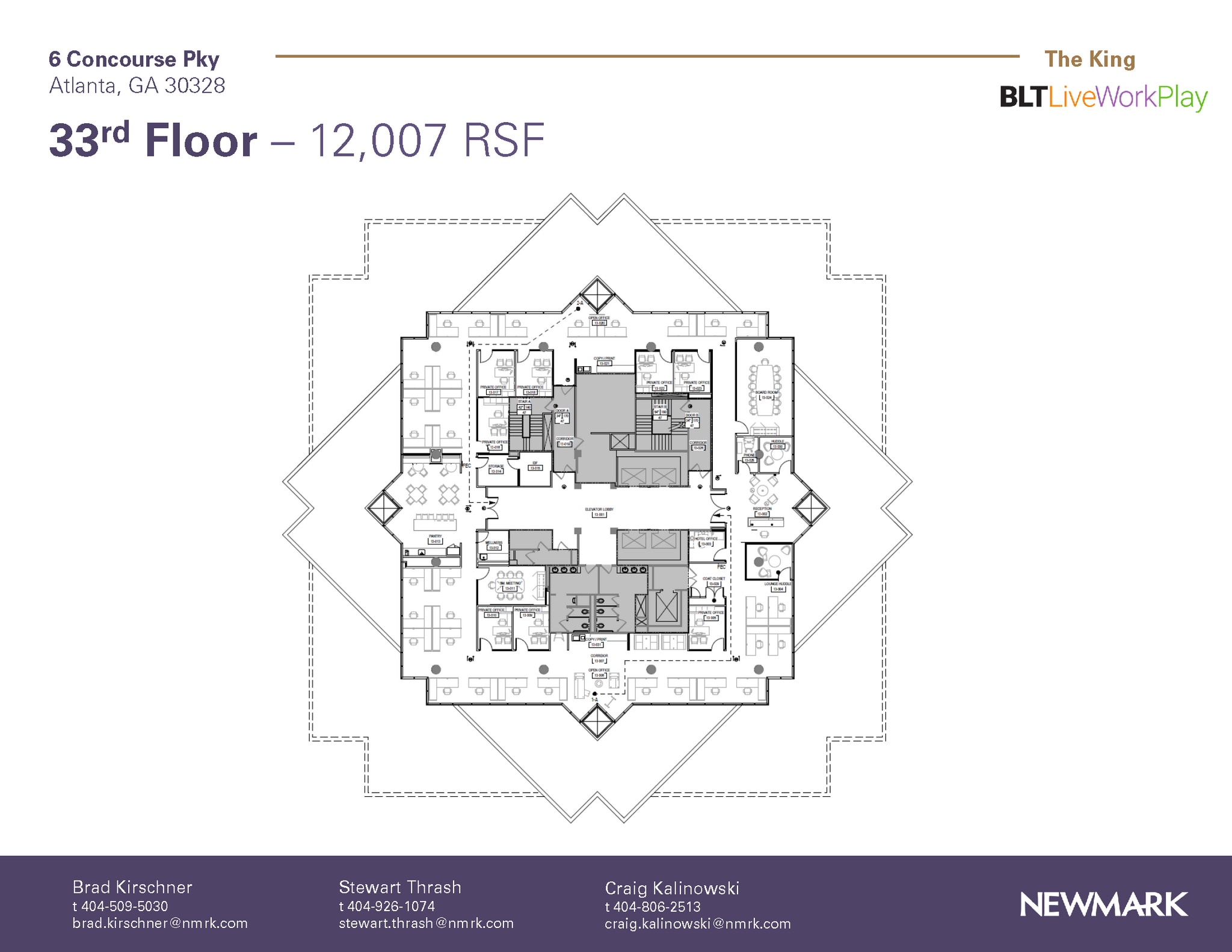 6 Concourse Pky NE, Atlanta, GA for lease Floor Plan- Image 1 of 1