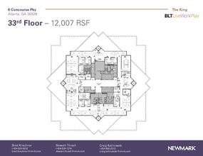 6 Concourse Pky NE, Atlanta, GA for lease Floor Plan- Image 1 of 1