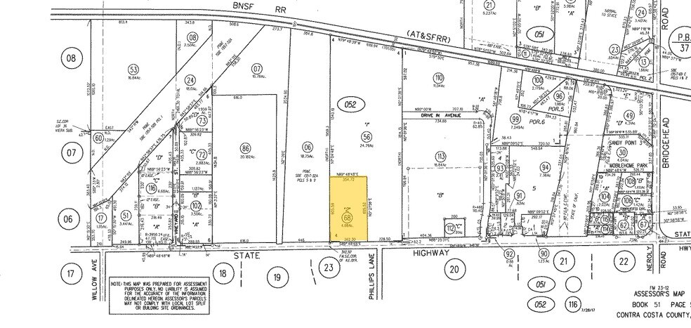 3201-3299 E 18th St, Antioch, CA à louer - Plan cadastral - Image 2 de 5