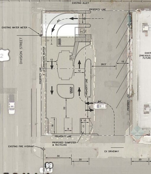 2002 N Division St, Spokane, WA à louer - Plan de site - Image 3 de 4
