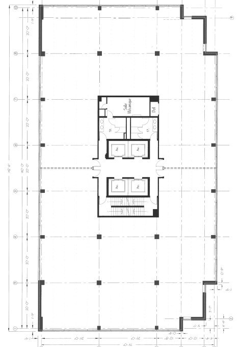 1055 Boul René-Lévesque E, Montréal, QC à louer Plan d’étage- Image 1 de 1