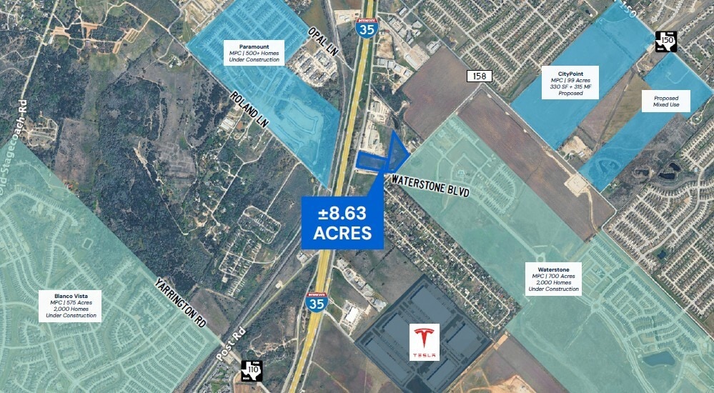 I35 & Waterstone Blvd, Kyle, TX for sale Primary Photo- Image 1 of 4