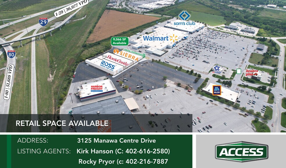 3101-3221 Manawa Centre Dr, Council Bluffs, IA for lease - Building Photo - Image 1 of 9