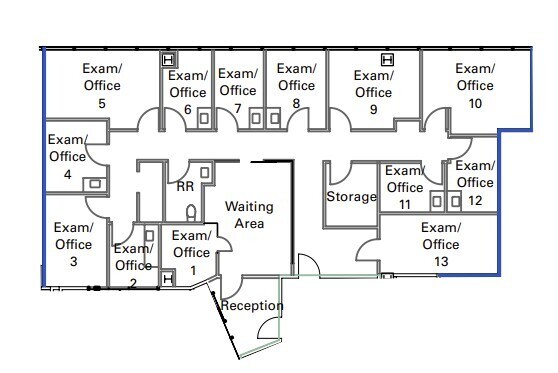 150 N Robertson Blvd, Beverly Hills, CA for lease Floor Plan- Image 1 of 1