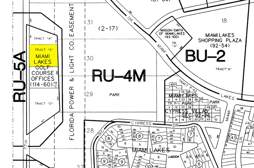 15165 NW 77th Ave, Miami Lakes, FL à louer - Plan cadastral - Image 2 de 51