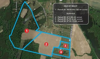 Plus de détails pour Rolling Acres Lane & Godwin Blvd, Suffolk, VA - Terrain à vendre