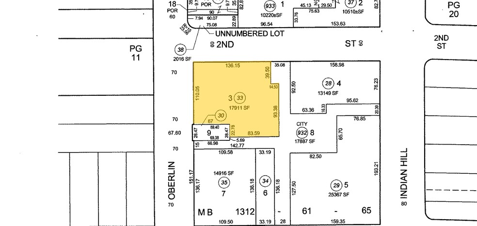 450 W 2nd St, Claremont, CA à vendre - Plan cadastral - Image 1 de 1