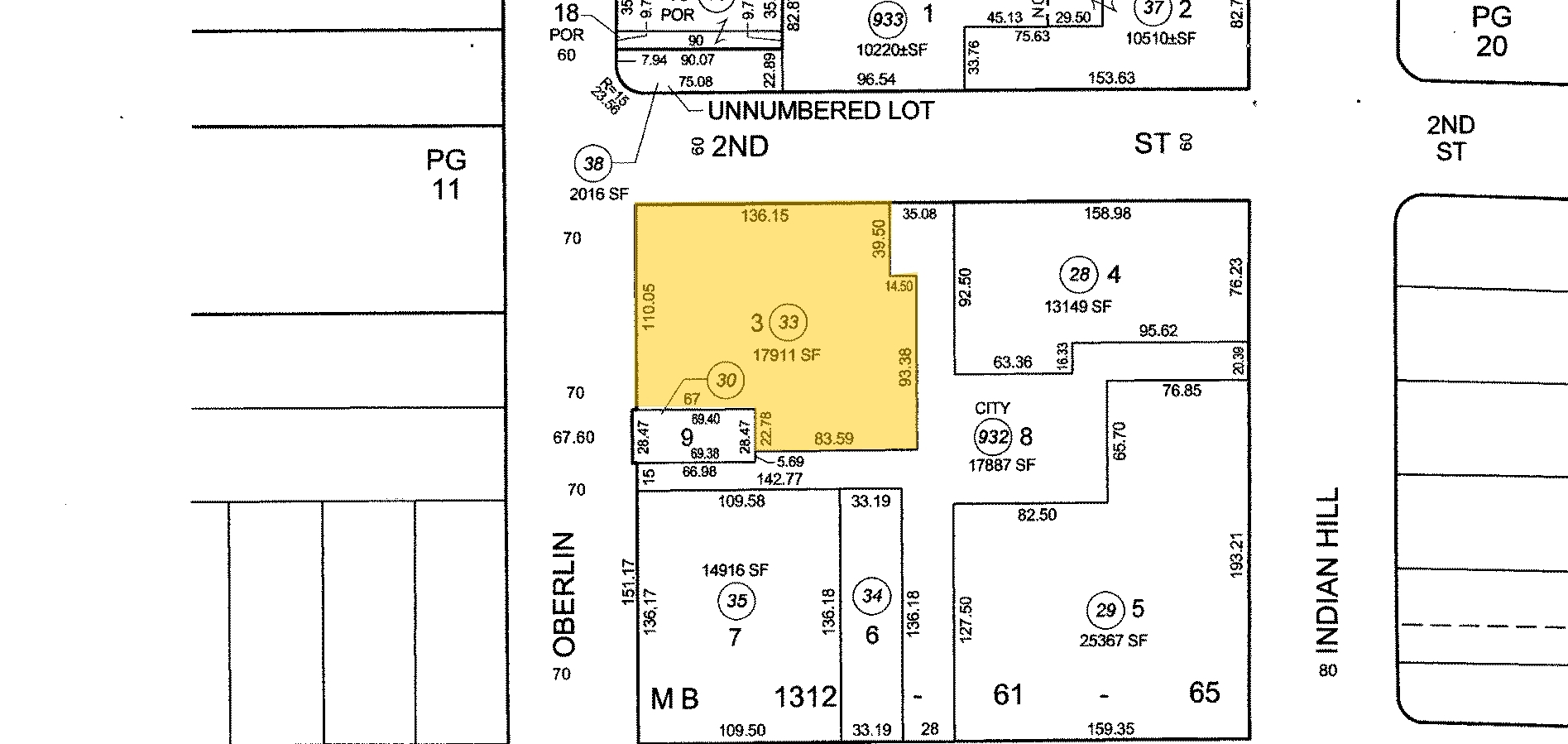 450 W 2nd St, Claremont, CA à vendre Plan cadastral- Image 1 de 1