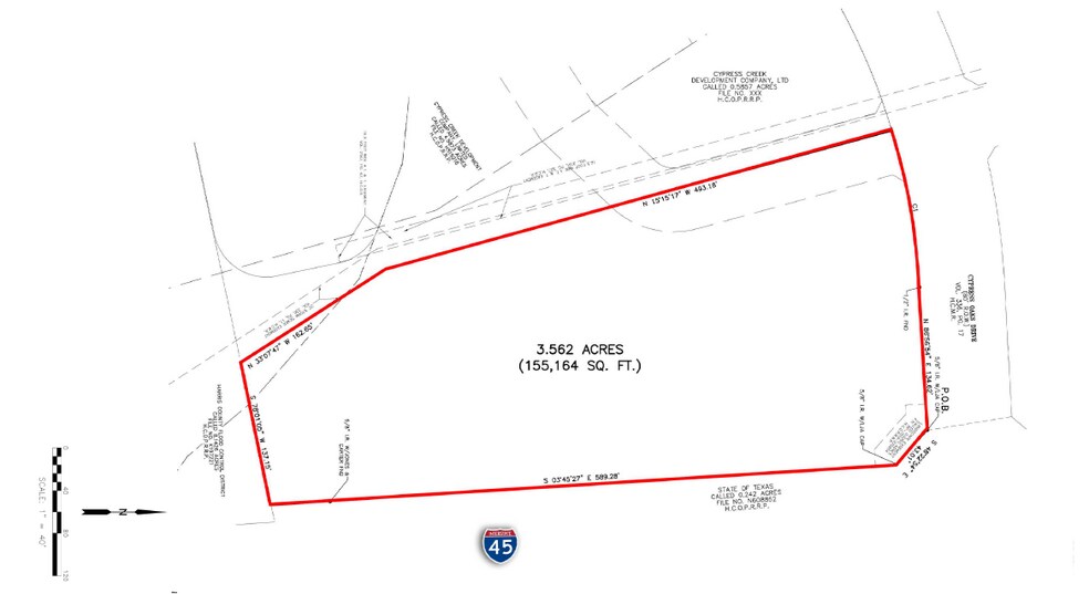 IH-45 @ Cypress Oaks Dr, Spring, TX à vendre - Photo du bâtiment - Image 3 de 3