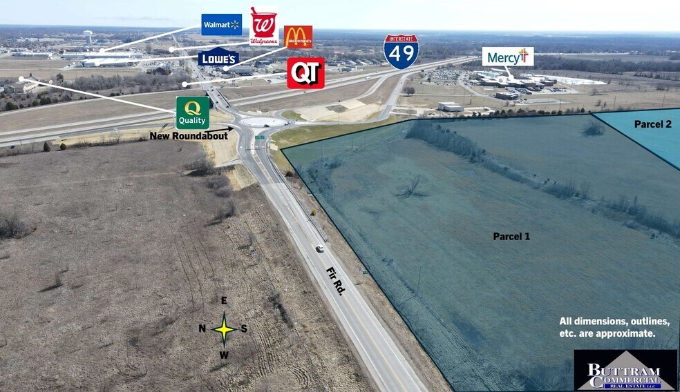 SWC Fir Rd & I-49, Carthage, MO à vendre - Photo du bâtiment - Image 1 de 7