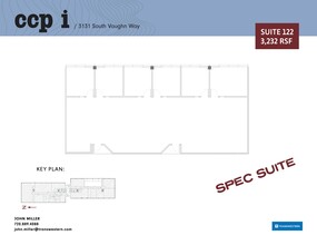 3131 S Vaughn Way, Aurora, CO for lease Site Plan- Image 2 of 2