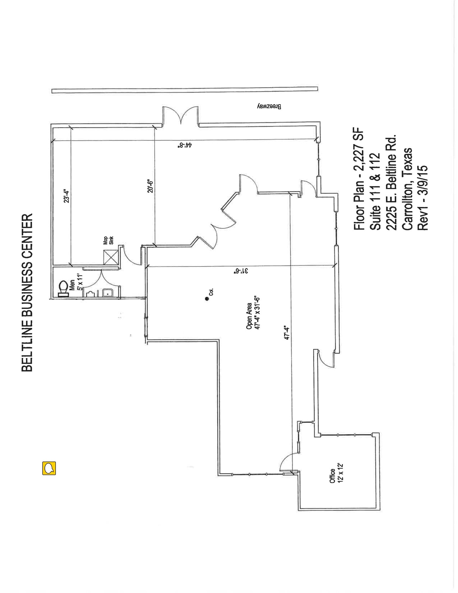 2225 E Belt Line Rd, Carrollton, TX for lease Site Plan- Image 1 of 3