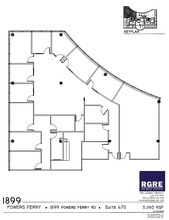 1899 Powers Ferry Rd SE, Atlanta, GA à louer Plan d’étage- Image 1 de 2