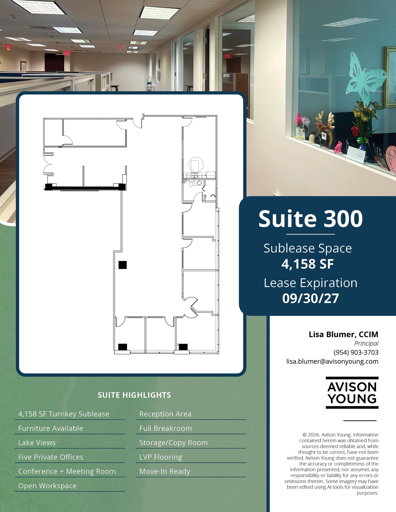 900 S Pine Island Rd, Plantation, FL à louer Plan d’étage- Image 1 de 12