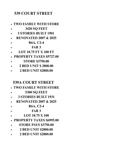 539-539A Court St, Brooklyn, NY for sale - Building Photo - Image 2 of 5