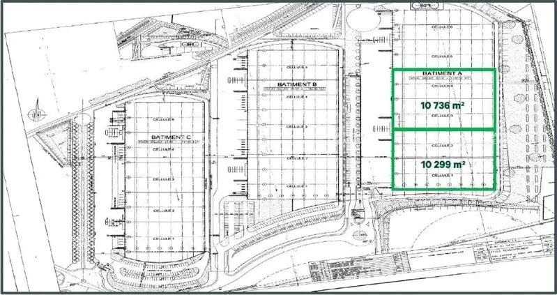 Industriel dans Survilliers à louer - Plan de site - Image 2 de 2