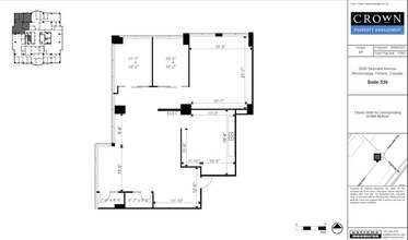 2680 Skymark Ave, Mississauga, ON for lease Floor Plan- Image 1 of 1