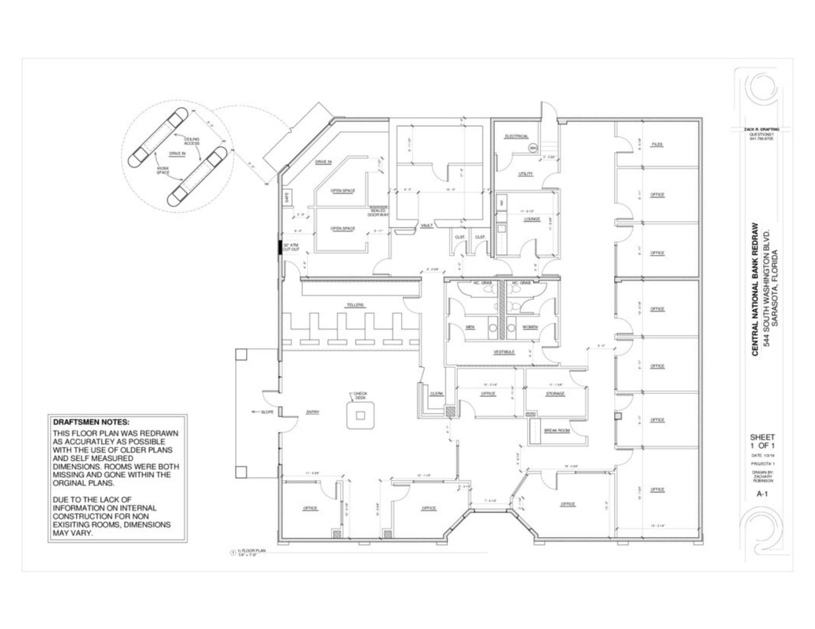 544 S Washington Blvd, Sarasota, FL for lease Floor Plan- Image 1 of 1