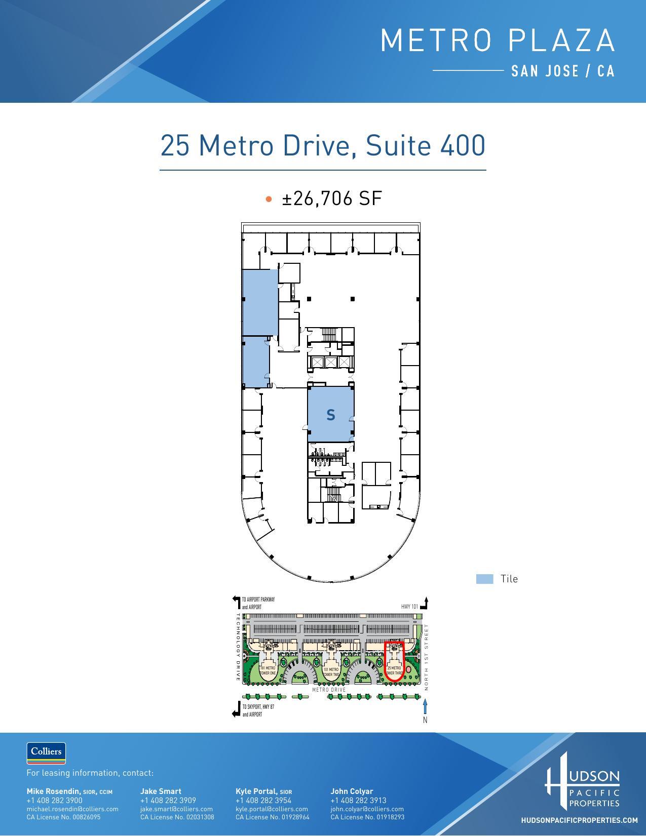 25 Metro Dr, San Jose, CA for lease Floor Plan- Image 1 of 1