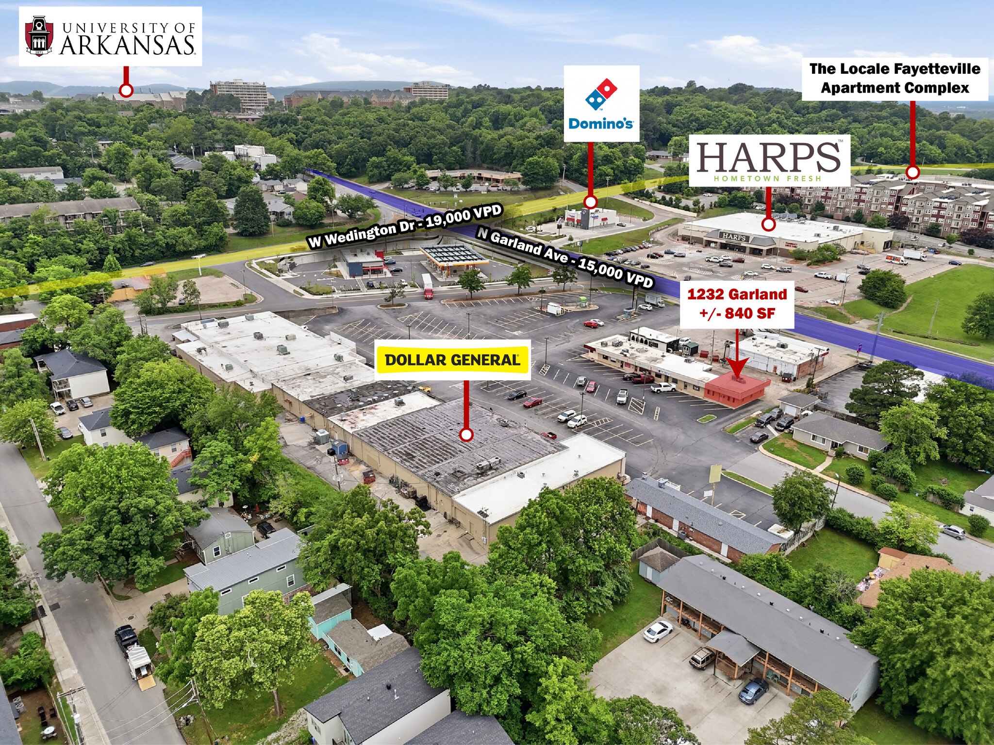 1200-1220 N Garland Ave, Fayetteville, AR for lease Interior Photo- Image 1 of 13