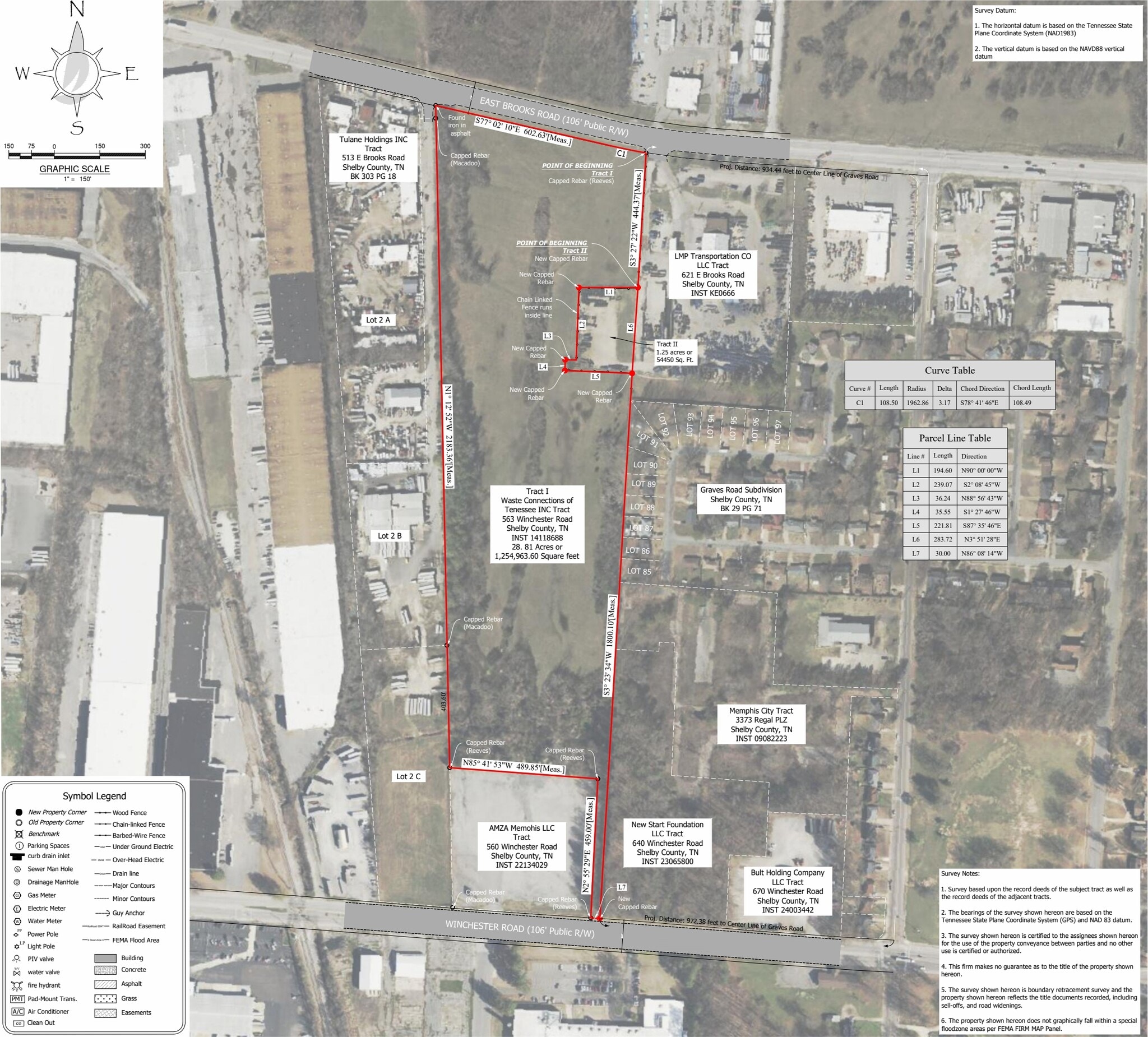 563 E Brooks Rd, Memphis, TN for sale Plat Map- Image 1 of 4